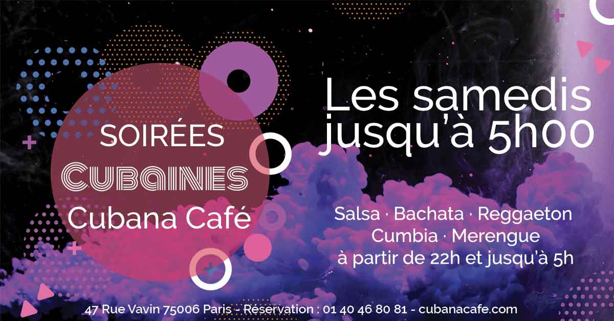 Sortir à Paris en décembre le samedi soir : fiesta cubaine jusqu'à 5h du matin