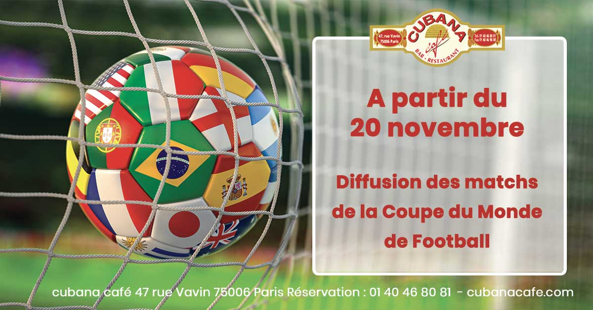 Affiche coupe du monde de foot 2022