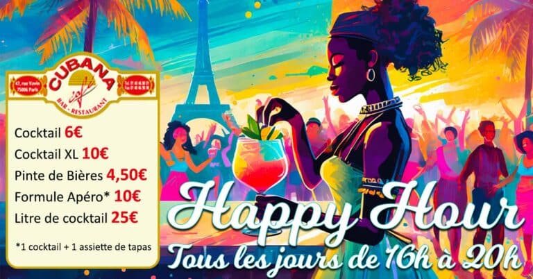 Restaurant ambiance Paris 6e | le Cubana Café en mars 2025