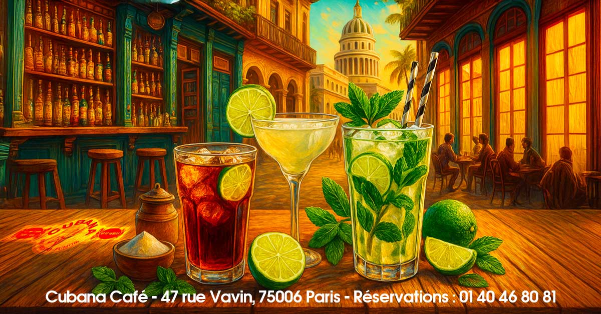 Cubana Café, le rhum dans les cocktails